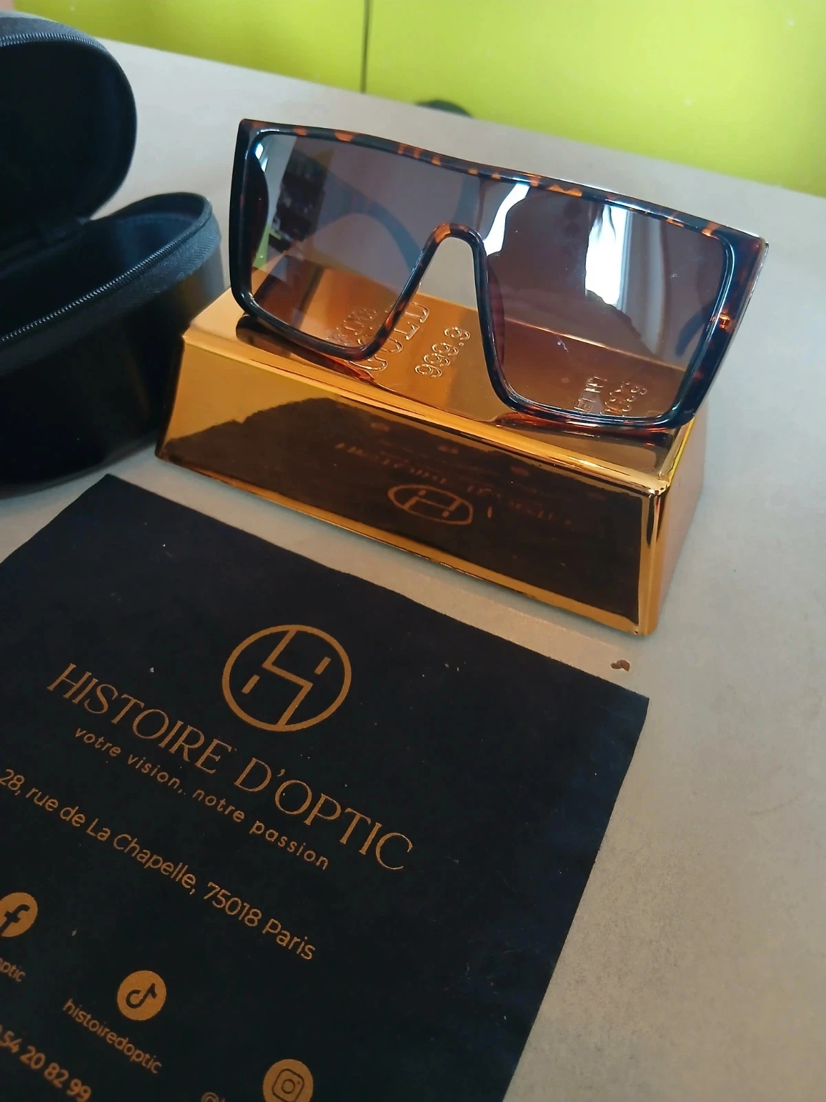 Lunettes de soleil Créateur – Histoire d'Optique Paris – Neuves